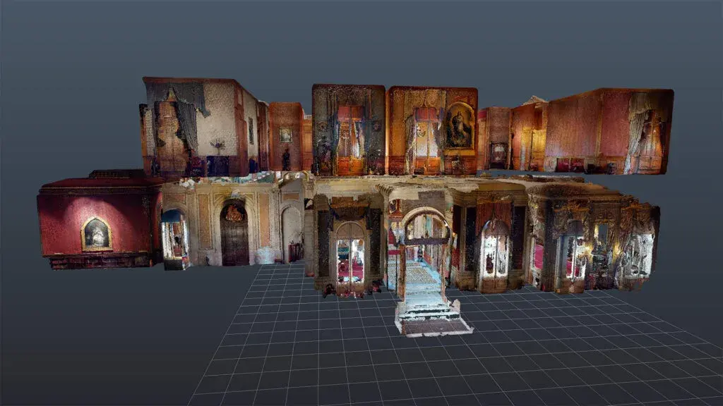 Los levantamientos 3D permiten documentar el estado actual del inmueble con precisión